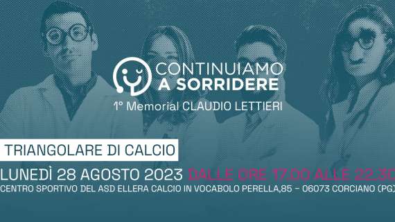 In archivio il primo "Memorial Claudio Lettieri" disputato ad Ellera: raccolti 25mila euro per l'ospedale