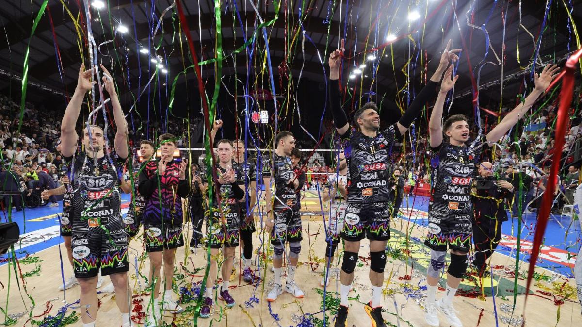 La grande serata di ieri tra Sir Perugia e Lube Civitanova per il primo atto della finale scudetto di volley maschile 