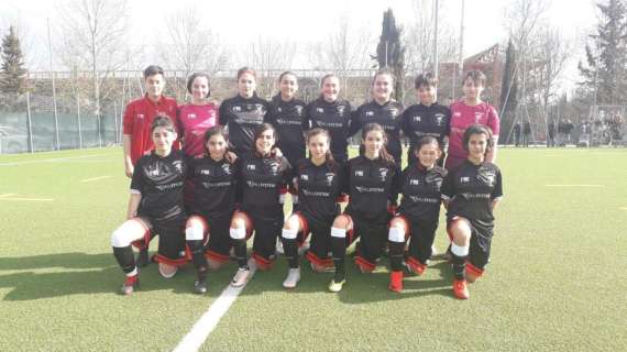 Vittoria dell'Under 15 del Perugia calcio femminile contro la Vis Pesaro