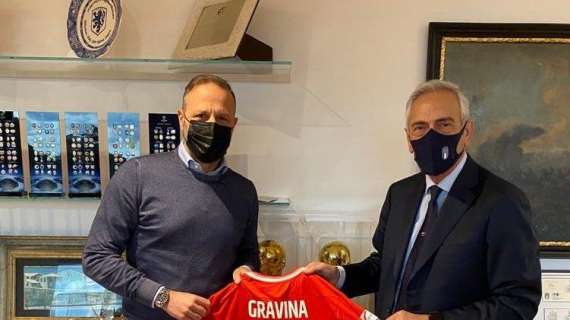 Massimiliano Santopadre si è fatto ricevere da Pasquale Gravina per parlare del "futuro del calcio" 