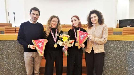 Festeggiate le campionesse perugine di Tap Dance Laura Marini e Chloe Franchini