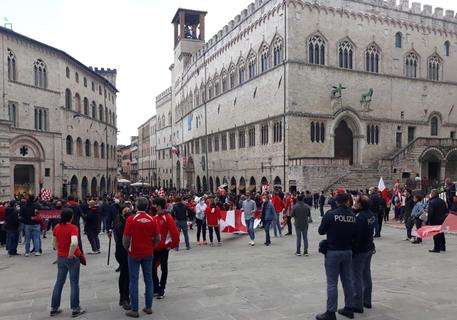 Due daspo ai tifosi del Perugia per la festa della promozione in Serie B nel centro storico!
