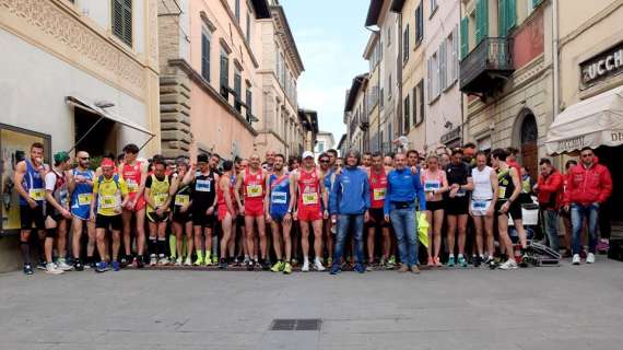 Mezza Maratona di Città di Castello km 8: ordine di arrivo femminile con Silvia su Lucia, Valentina, Emanuela...