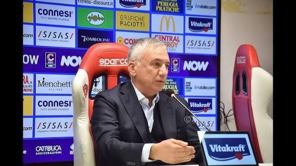 Ora è ufficiale: Mauro Meluso é definitivamente fuori dal Perugia