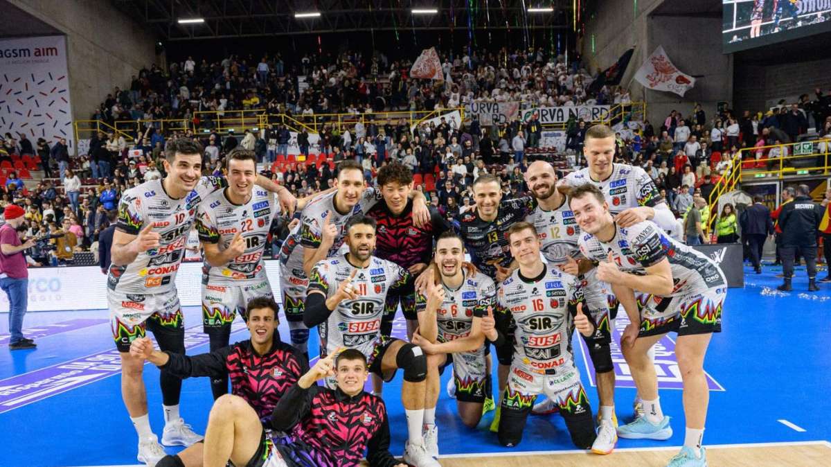 Così era andata la partita della Sir Susa Scai Perugia di sabato sera a Verona