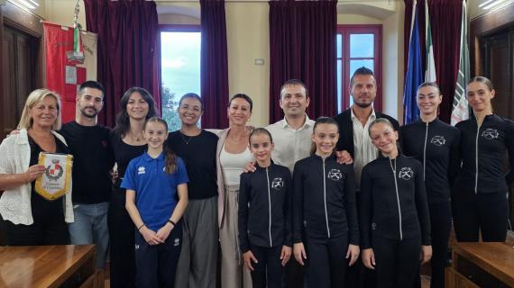 Che brave le atlete del Pattinaggio San Mariano! Premiate in Comune