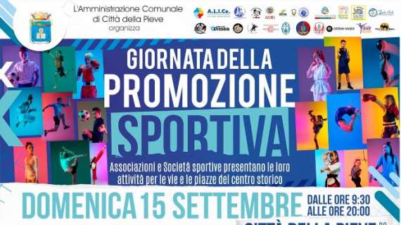 Domenica il centro storico di Città della Pieve si trasforma nel villaggio dello sport