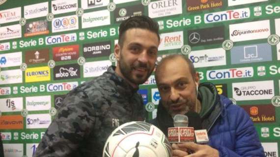 "Il pallone di Avellino-Perugia andrà in regalo a Di Carmine jr per il suo compleanno!"