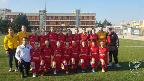 Perde in campionato la Primavera di calcio femminile del Perugia: sconfitta in trasferta