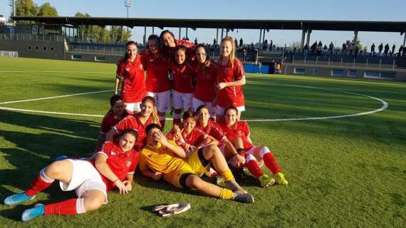 L'under 17 del Perugia calcio femminile ha battuto nettamente la Lazio in campionato