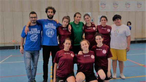 Anche le ragazze del calcio a cinque del Cus Perugia protagoniste ai campionati italiani universitari