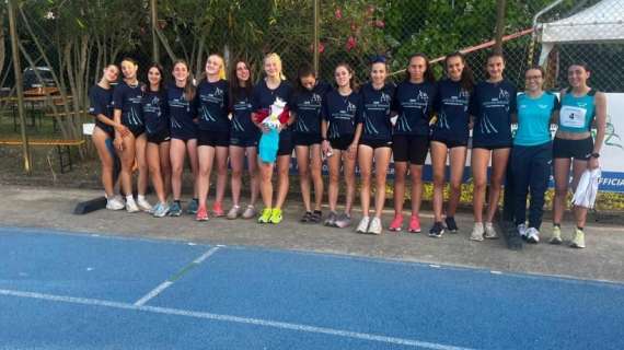 Secondo posto per l'Atletica Arcs Cus Perugia nella finale argento under 23 ad Agropoli
