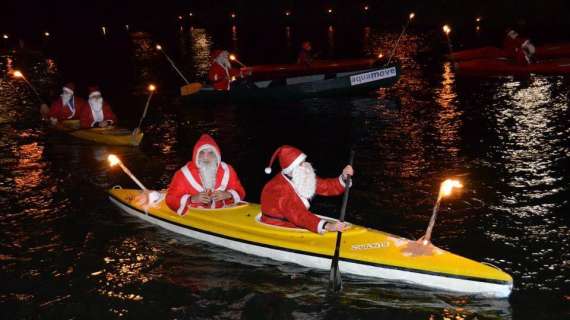 Gli atleti del Canoa Club Città di Castello trascorreranno il Natale in canoa