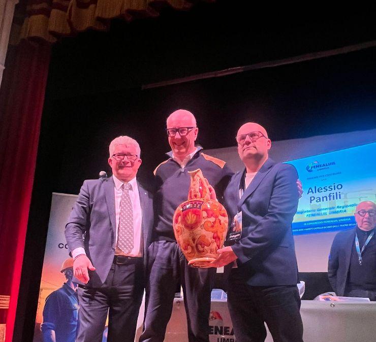 Alessio Panfili confermato segretario generale della Feneal Uil dell’Umbria