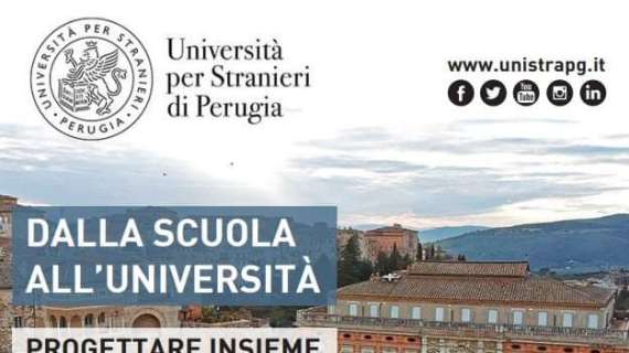 Domani a Perugia l'incontro tra Università per Stranieri e mondo della scuola