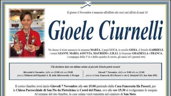 Domani l'ultimo saluto a Gioele: la comunità si stringerà alla famiglia dopo la tragedia