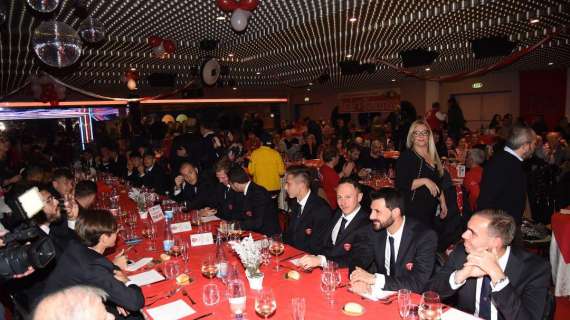 La grande festa del Natale Biancorosso: clima di grande entusiasmo tra giocatori e tifosi