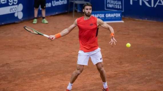 Brutto colpo per Francesco Passaro, eliminato al primo turno agli Internazionali di tennis di Perugia