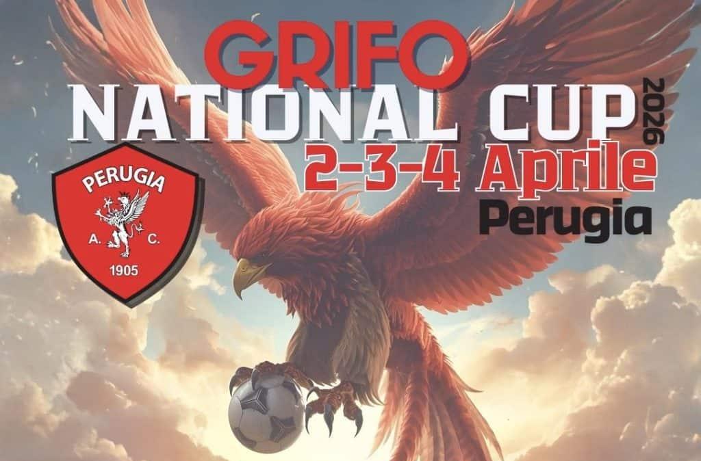 Dal 2 al 4 aprile appuntamento con la Grifo National Cup: torneo di calcio giovanile organizzato dal Perugia