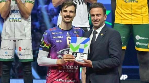 Per la Sir Perugia in Polonia una Champions League nel segno del capitano Giannelli, MVP della final four