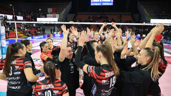 La Bartoccini gioisce per la prima vittoria nell'A1 femminile di volley: ora serve la continuità