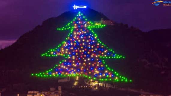Volete vivere le emozioni delle luci del Natale? Oggi alle 17.30 in diretta su Trg si accende l'albero di Gubbio!