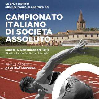 Si presenta a Perugia la finale argento del campionato italiano di società di atletica leggera