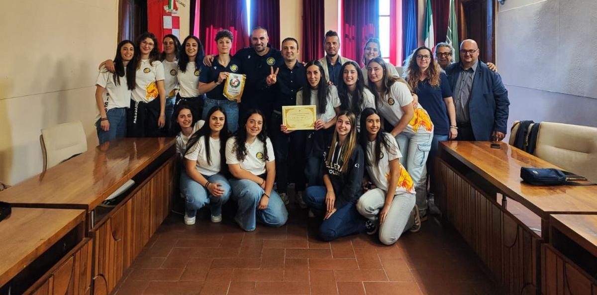 L'Ellera Volley premiata dal Comune di Corciano per aver "restituito" alla città la serie C femminile
