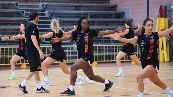 La Bartoccini MC Restauri ha iniziato ad allenarsi in vista del prossimo campionato di A1 di volley femminile