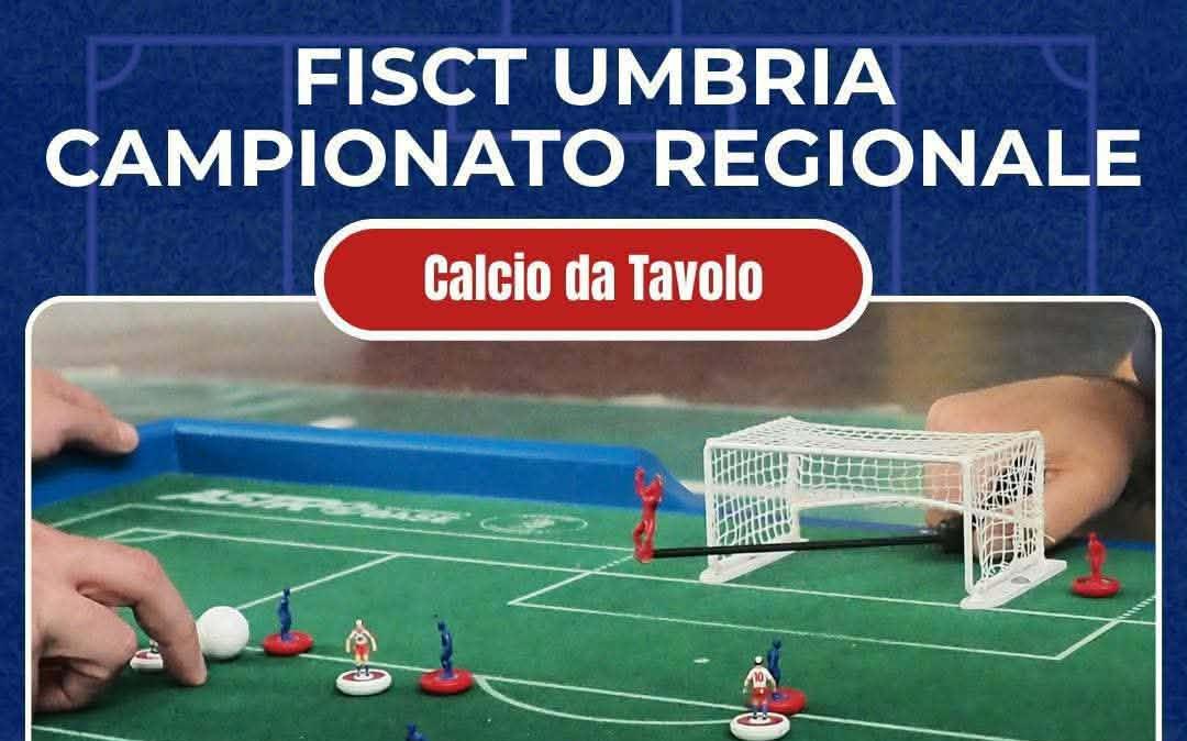 Sabato 28 si disputerà ad Ellera di Corciano il campionato umbro open di calcio da tavolo