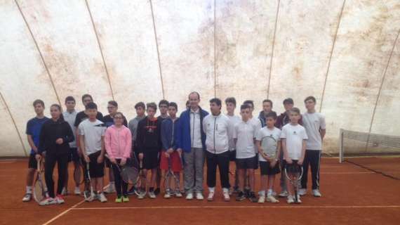 Sfida di tennis tra Gryphus Perugia e Chiugiana: la foto dei protagonisti