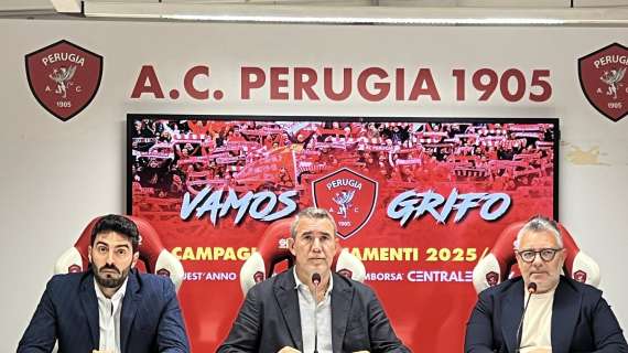 "Vamos Grifo!" Parte la campagna abbonamenti del Perugia Calcio: obiettivo 5mila tessere!