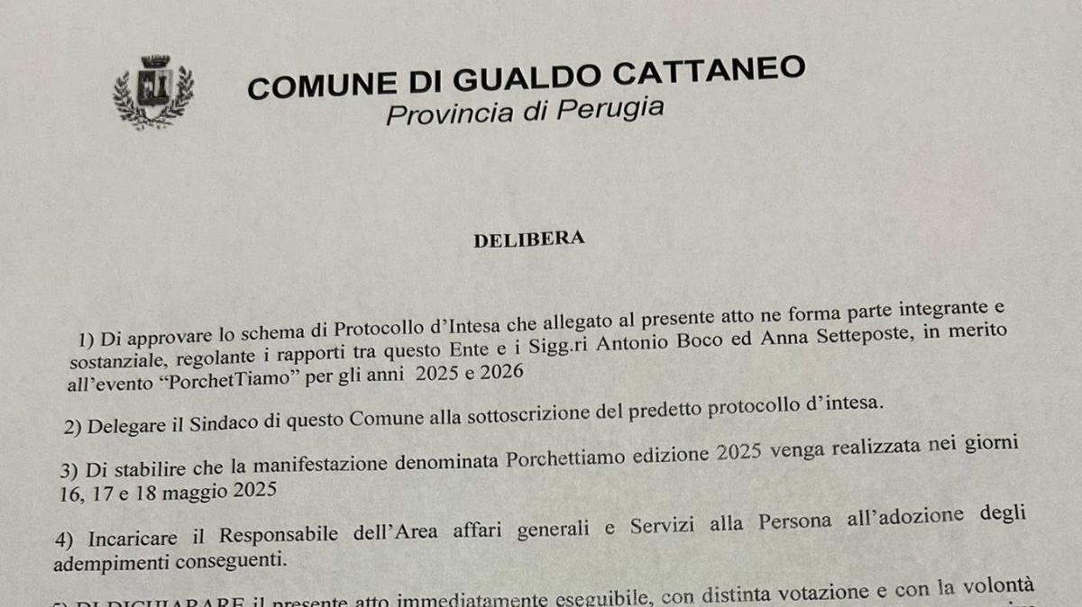 E' caos! Per "Porchettiamo" si va per vie legali? L'organizzazione si era impegnata anche per il 2026 a San Terenziano