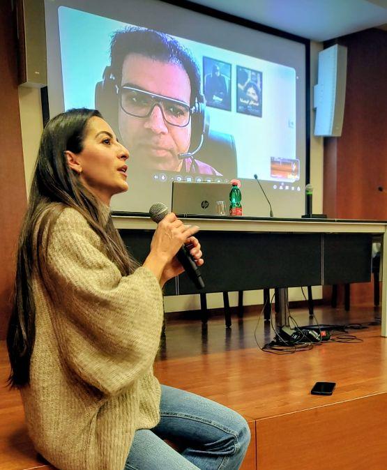 Grandi emozioni ad Orvieto per l'incontro con l'attivista italo-iraniana Shervin Haravi