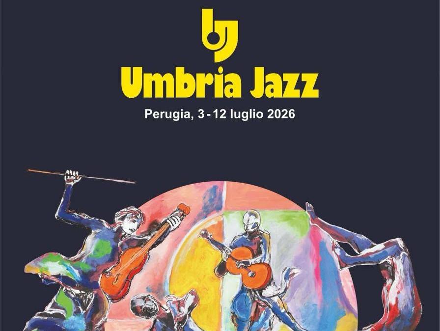 Umbria Jazz celebra quest'anno Dabio Fo e lo fa con uno spettacolare manifesto, che sasrà un vero cult