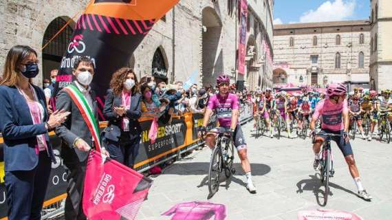 Il Giro d'Italia a Perugia è piaciuto a tutti: la soddisfazione dell'Amministrazione Comunale