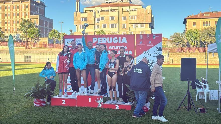 L'Arcs Cus Perugia si è riconfermata campione regionale femminile di atletica leggera