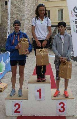 Trofeo "Città di Trevi" di corsa: odine di arrivo femminile con Federica davanti ad Eleonora e Roberta