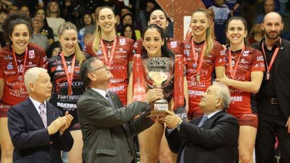 La Bartoccini Perugia ancora in festa per la conquista della Coppa Italia di A2 di volley femminile