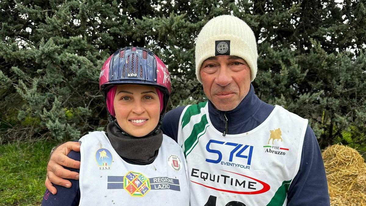 Che emozione! Gianluca e Costanza Laliscia, padre e figlia, vincono nell'endurance nello stesso giorno!