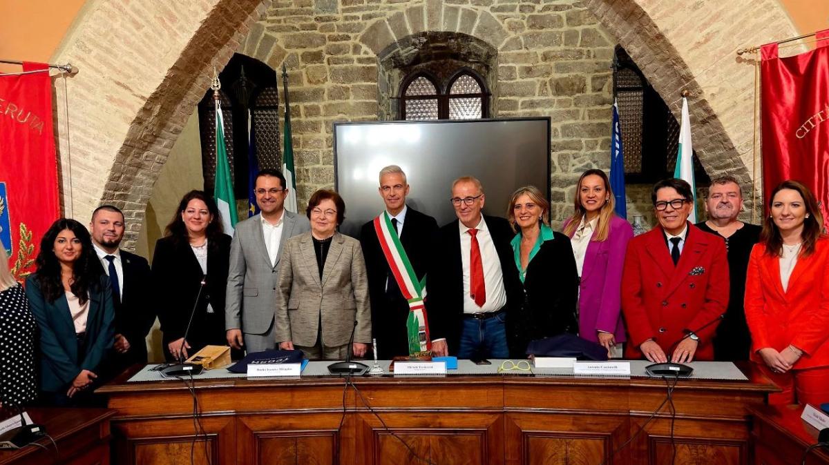 Nuovo gemellaggio per la città di Deruta con la città bulgara di Trojan in un clima di grande festa