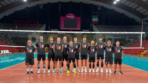 La Sir Safety Perugia si sta allenando a pieno ritmo in vista del campionato di A1 maschile