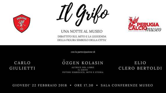 Oggi appuntamento al Museo del Perugia per parlare di Grifo