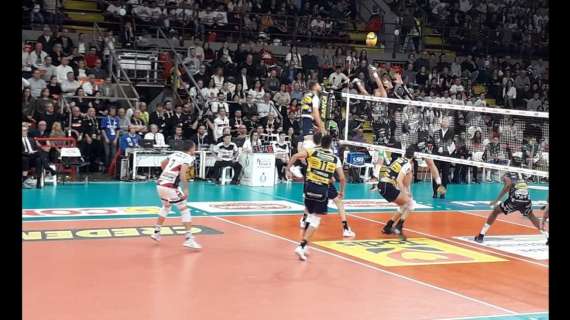 Sir Safety Conad Perugia- Leo Shoes Modena 3-1: tutta la partita azione per azione