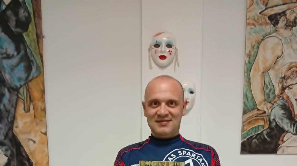 L'umbro Marco Perotti secondo al torneo di Roma di subbuteo classico