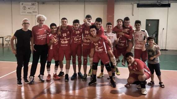 Città di Castello vince il campionato maschile di prima divisione Under 16 di volley 