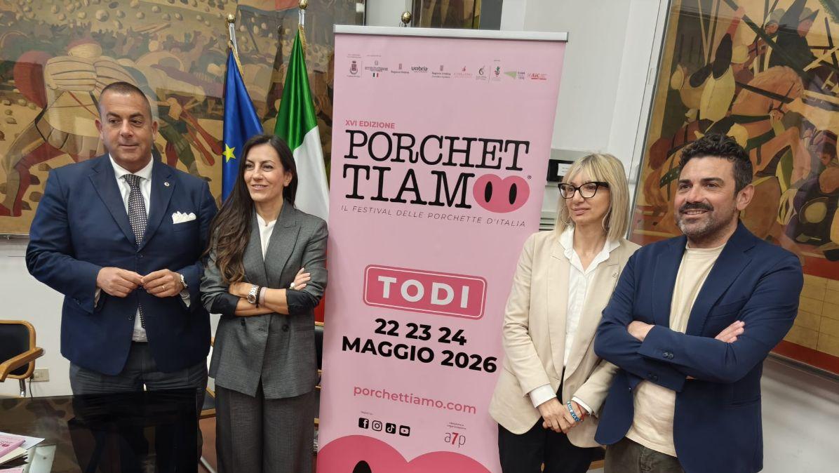 Torna il festival "Porchettiamo": a Todi l'appuntamento dal 22 al 24 maggio prossimi 