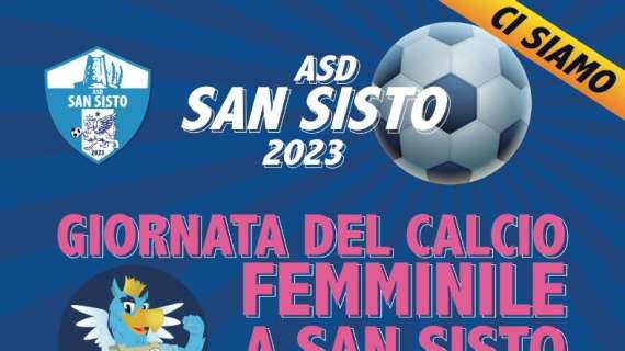 Il 9 giugno appuntamento con la "Giornata del calcio femminile" a San Sisto