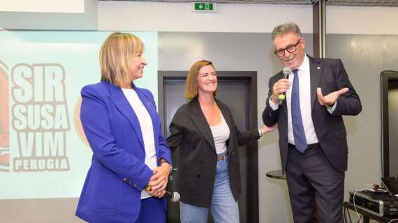 Presentata ad autorità e sponsor la nuova Sir Susa Vim Perugia