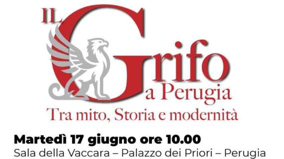 Martedì la presentazione delle iniziative del progetto “Il Grifo a Perugia, tra mito, storia e modernità”